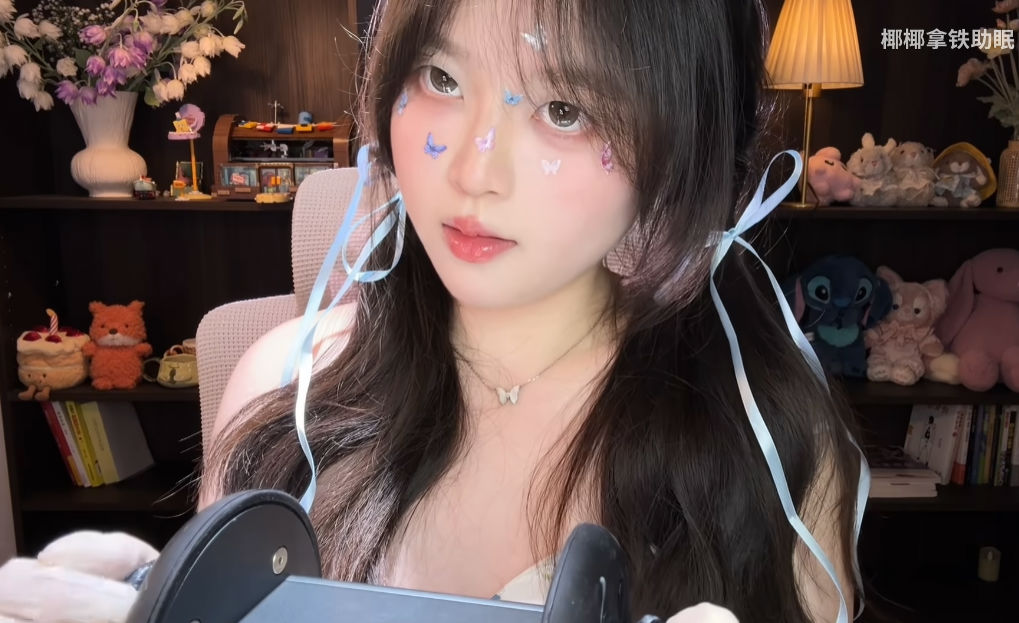 椰椰拿铁助眠橡胶手套手套羊油搓耳